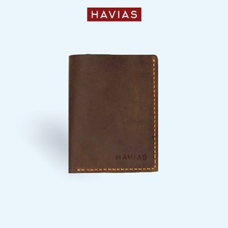 VENUMI HAVIAS ví dáng đứng nhỏ nhắn da Bò Sáp thật 100%