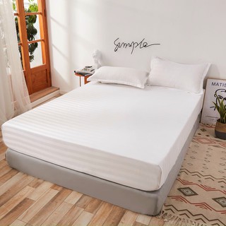 Bộ ga giường và vỏ gối 3F trắng tinh M2Tbedding ga gối nhập khẩu dành cho home stay khách sạn nhà nghỉ