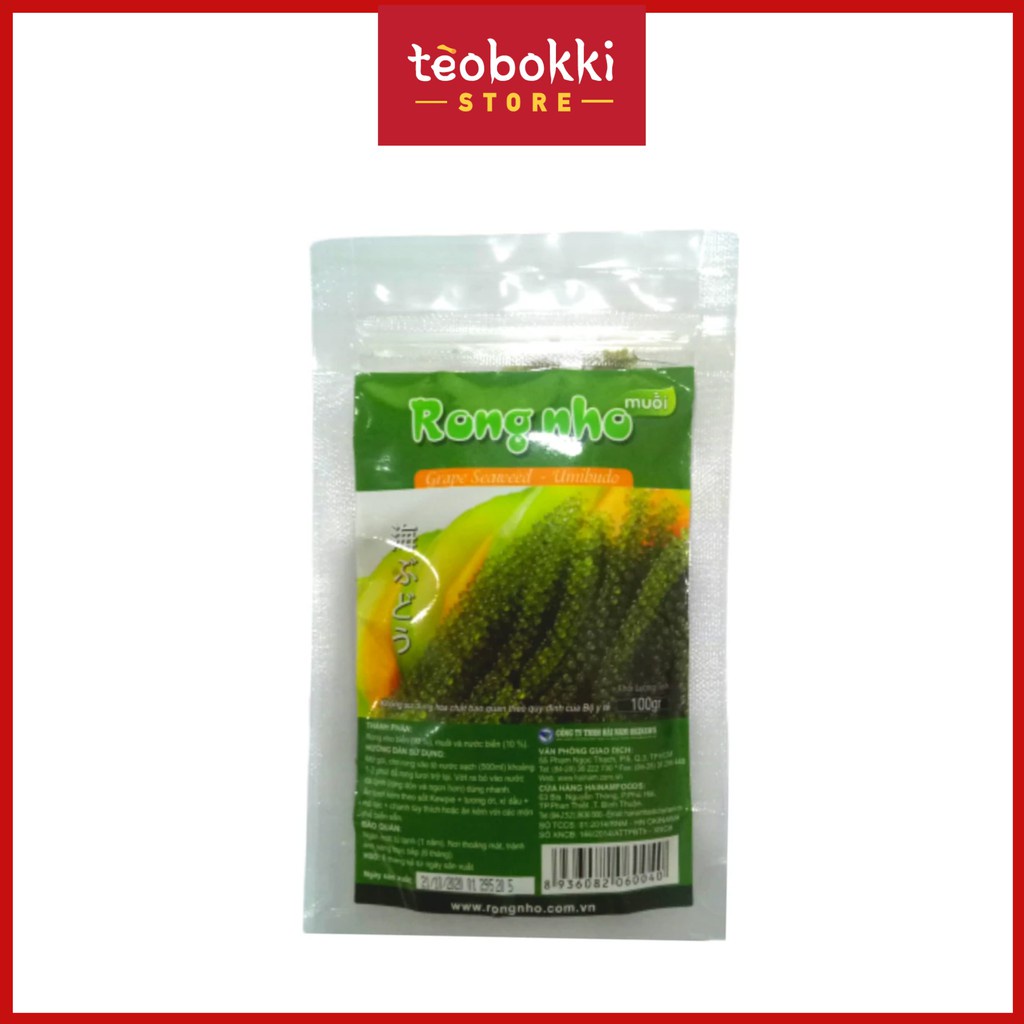 [SHIP HCM] Rong nho muối Umibudo 100g | Shopee Việt Nam