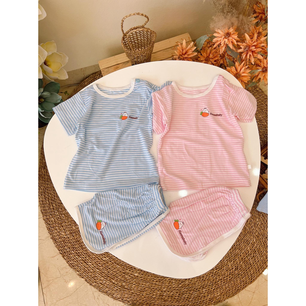 Bộ Cotton Xuất Dư Chất Cotton Mềm Mịn Cho Bé