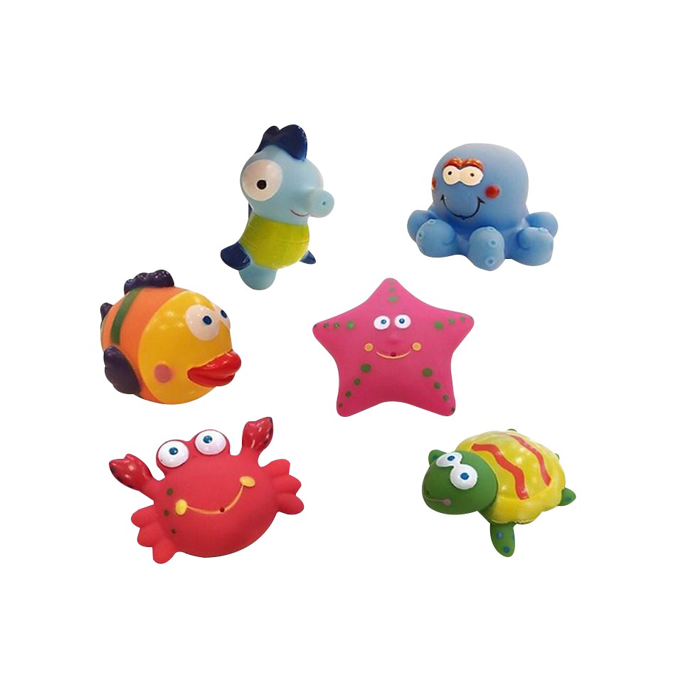 Ảnh Set đồ chơi tắm cho bé 6 món sinh vật biển ngộ nghĩnh Toys House TL8112 4