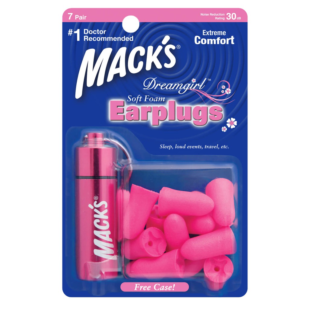 Ảnh Hộp 7 đôi nút bịt tai dành cho ngủ ngon thương hiệu Mack's (Nhiều màu lựa chọn) 1