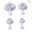 Cc 4 Khuôn Làm Bánh Nhựa Daisy Bộ Dụng Cụ Cắt Bánh Quy Sô Cô La Fondant Trang Trí Dụng Cụ