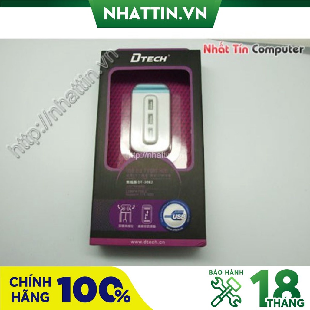 Hub USB 7 cổng Dtech DT-3082 Chính hãng, hỗ trợ nguồn ngoài | Shopee ...