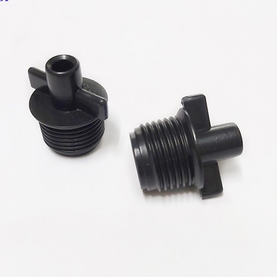 10 Ren Nối Chuyển Nhanh Ống Nhựa 21 Ra Ống 6mm - Hệ Thống Tưới Tự Động, Béc Tưới