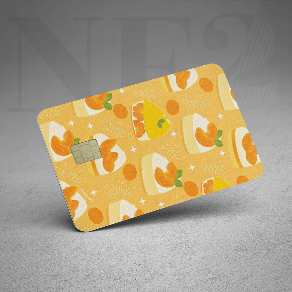 Miếng Dán Trang Trí FOOD CARD - Decal Sticker Thẻ ATM (Thẻ Chung Cư, Thẻ Xe, Debit, Credit) NF2