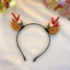 YT4 Giáng Sinh Đầu Mũ Trùm Đầu Nhung Kẹp Tóc Hươu Kẹp Tóc Ông Già Noel Đầu Ngọt Xmas Phụ Kiện Tóc