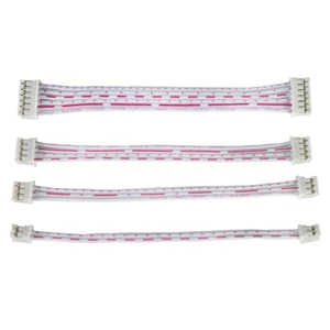 Cáp phẳng trắng đỏ XH Đầu đơn XH2.54 Phích cắm khác Chiều dài hàn 20cm 2 / 3 / 4 / 5 / 6-10P Cáp phẳng / 10CM / 20cm