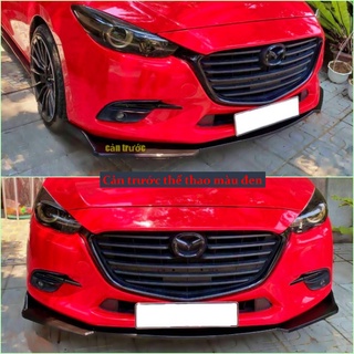Cản trước thể thao 3 mảnh  cho xe mazda3 _3s các đời
