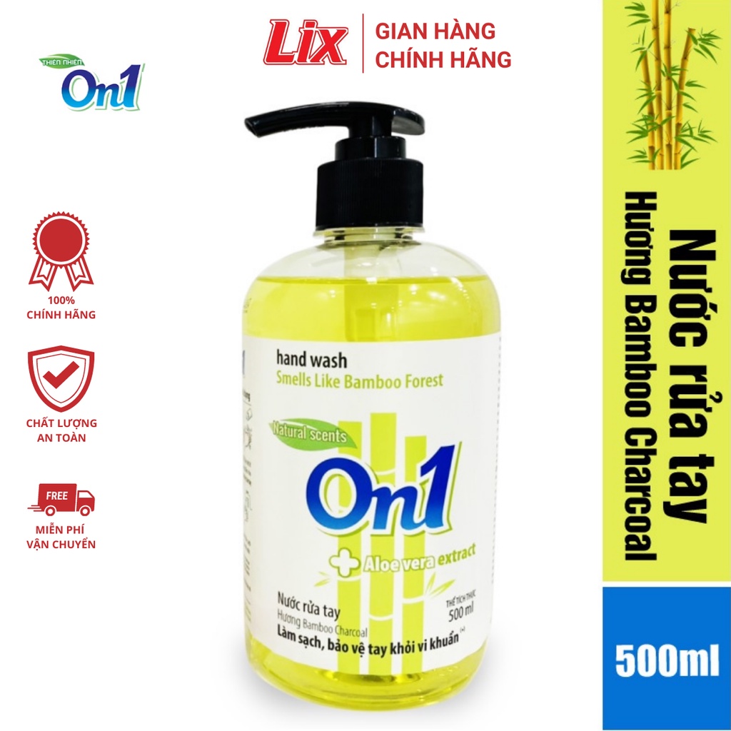 Ảnh Nước rửa tay sạch khuẩn On1 500ml RT507 hương BamBoo Charcoal CH20 1