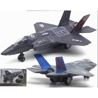 Mô hình máy bay chiến đấu bằng hợp kim F-16 Su-35-18 F35-20 22cm