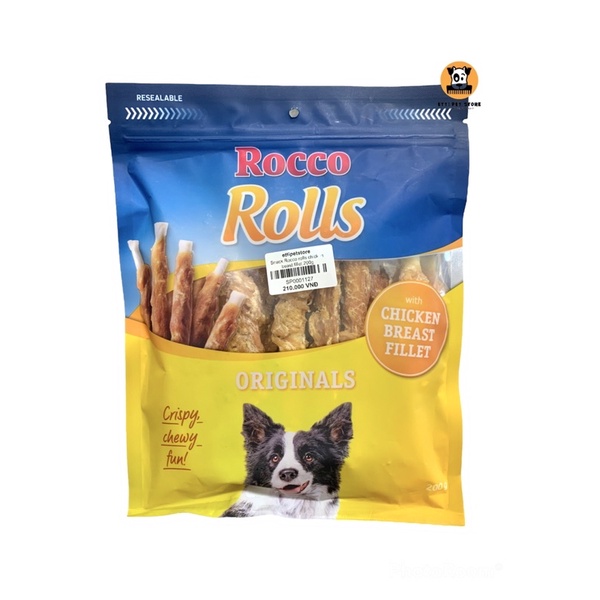 Snack Rocco Rolls Original 200g | Shopee Việt Nam