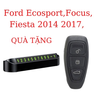 Bao Da Chìa Khóa Ford  Focus, Fiesta, Ecosport 2014-2017 Không Dây (FF)