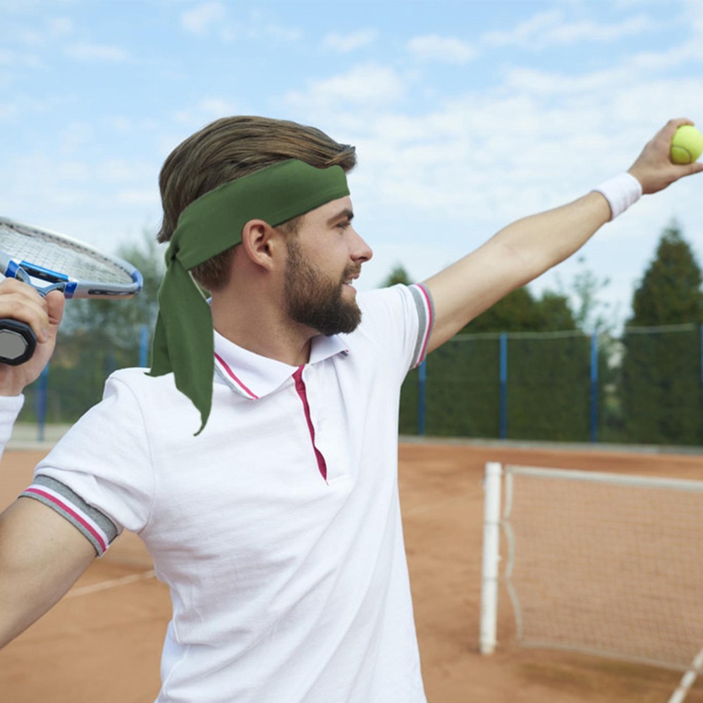HOBBYIN Thể Thao Mồ Hôi Đầu Unisex Chất Lượng Cao 10 Màu Chạy Bộ Thể Thao Sweatband