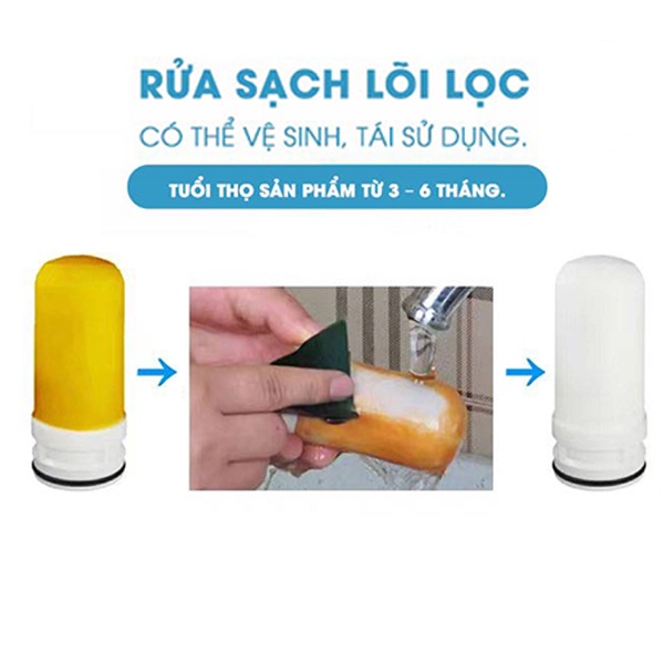 Ảnh Lõi lọc thay thế Samono SW-FEW11 phụ kiện cho đầu lọc nước tại vòi của bộ SW-WPW11 4