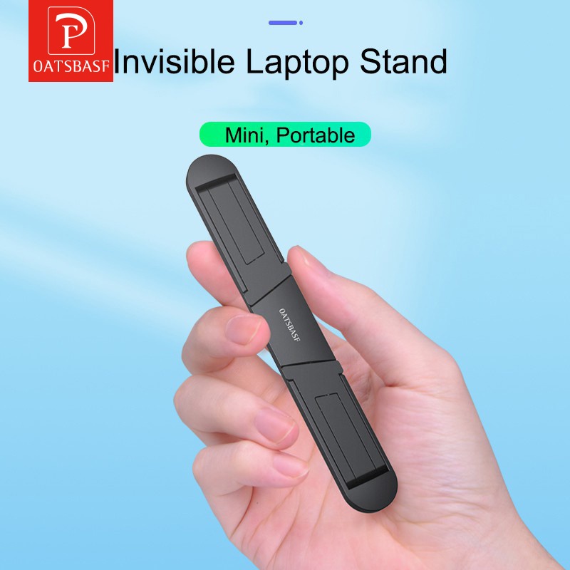 Giá đỡ laptop/máy tính bảng mini OATSBASF vô hình có thể điều chỉnh chiều cao tiện dụng | BigBuy360 - bigbuy360.vn