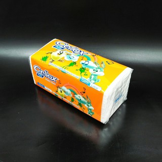 Khăn giấy rút Cellox bịch 300 tờ/3 lớp siêu dai mềm mịn - Giấy rút trắng loại 1 bịch lớn
