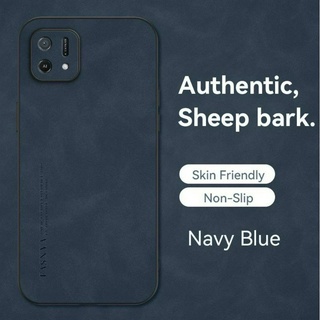 Oppo A16K A16E 	Cph2421 CPH2349 Vỏ chống rơi và hấp thụ sốc làm bằng da cừu chất lượng cao và vỏ cứng thân thiện với da
