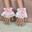 Pealike Phong Cách Nhật Bản Gothic Tay Tay Vòng Đeo Tay Ngọt Xù Ren Nhiều Màu Nơ Người Giúp Việc Cosplay Vòng Tay Wristb