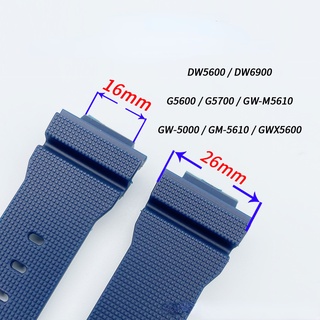 Dây Đeo Cao Su 9052Series 5600Series DW-5600 DW-5610 GW-M5610 G5600E GWX-5600 Cho Đồng Hồ Nam