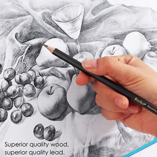 Hộp 12 bút chì 2B Foska QB043(2B)