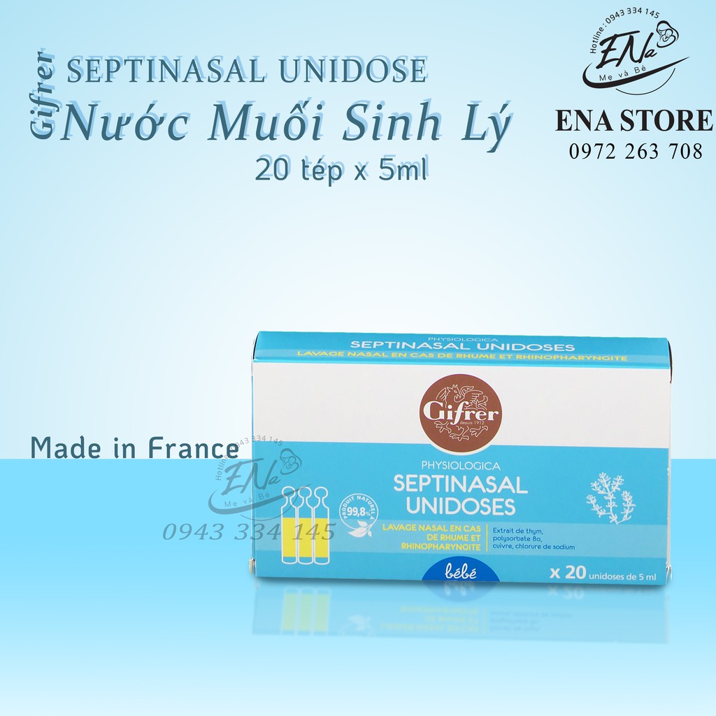 Nước muối sinh lý Septinasal Unidoses có cần đơn thuốc để mua không?