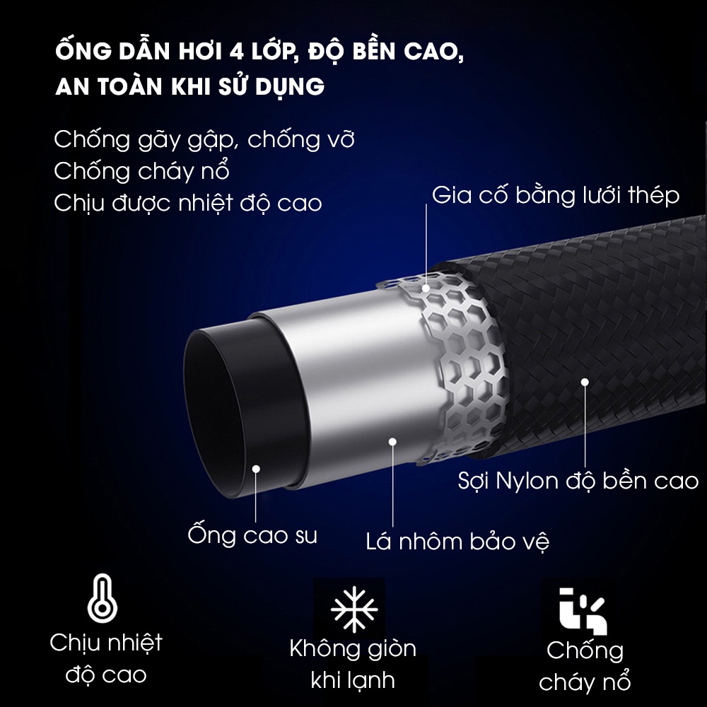 Mô tả Bơm ô tô, bơm lốp xe hơi oto tự động ngắt, đồng hồ cơ điện 12 V Suitu - Tâm Luân phụ kiện ô tô và phượt - 4