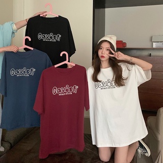 [Bán sỉ] Áo phông cotton khô 3158 - Áo thun dáng rộng tay lỡ in hình Oavish