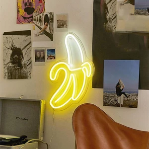 Đèn Trang Trí Led Neon Sign Hình Quả Chuối