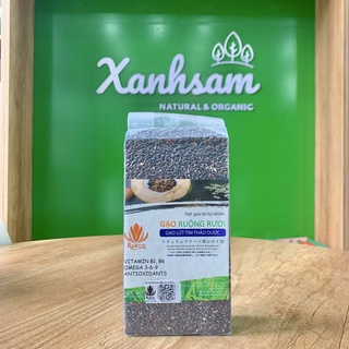 Gạo Lứt Tím Thảo Dược Rueco 1kg/ 2kg - Xanhsam Natural & Organic