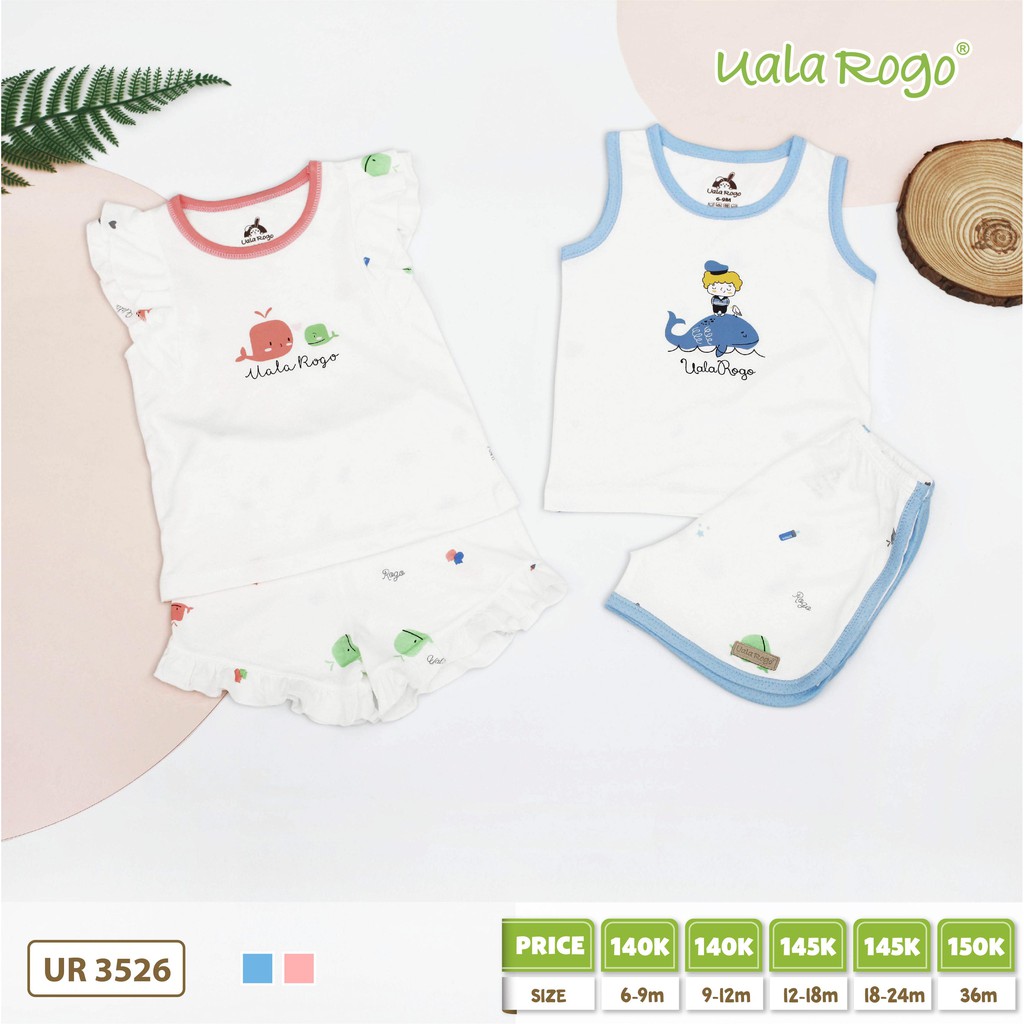 Bộ ba lỗ Uala rogo | Shopee Việt Nam