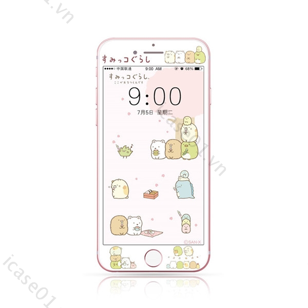 Kính Cường Lực Hoạt Hình Cho Iphone 6 6s I7 I8 Plus Se2 Iphone6 Iphone6S Iphone7 Iphone8 Plus