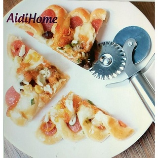 Dao Cắt Bánh Pizza 2 Lưỡi Hoặc Bột Làm Bánh Lưỡi Tròn Bằng Inox 6.5cm