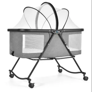 Giường Nôi cho bé xếp gọn chịu lực cực tốt lên đến 35kg