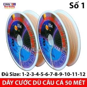 Dây Dù Câu Cá ID4 Dài 50 Mét - Đủ SIZE (buộc lăng xê) vip 679jasdja