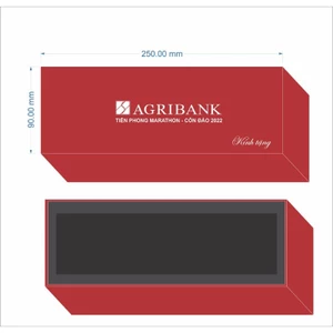 Hộp quà tặng dùng đựng bình giữ nhiệt, bình tre size 10x26cm (chưa kèm bình) in theo yêu cầu