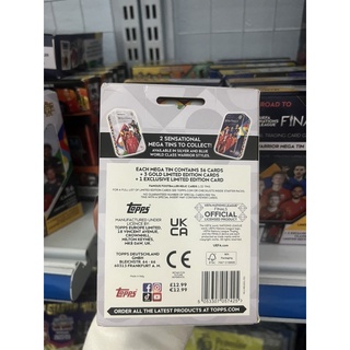 [ Mega Tin ] Hộp Thẻ Lớn Mega Tin Match Attax 101 UEFA Nations League Mùa 22/23 ( 56 Thẻ )