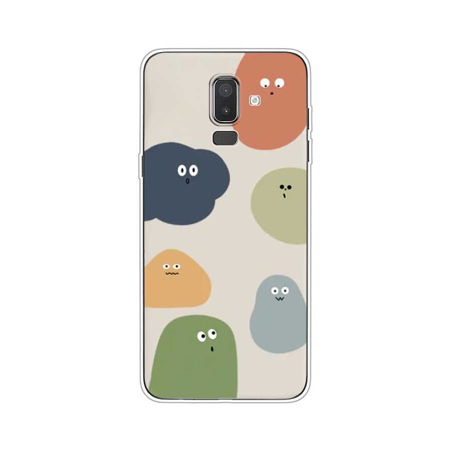 Ốp Điện Thoại TPU Dẻo In Họa Tiết Độc Đáo Thời Trang Cho Samsung Galaxy j7 pro j5 2017 J8 2018 A01