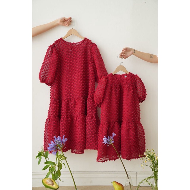 Ảnh De Leah - Đầm Suông 3D Can Ren Thang - Thời Trang Thiết Kế 2