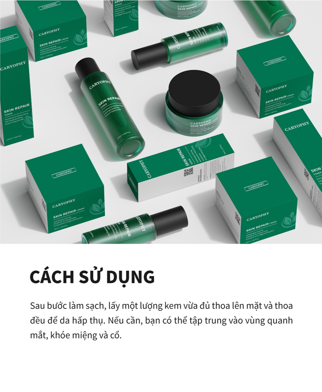 Mô tả Kem dưỡng ẩm phục hồi da nhạy cảm Caryophy Skin Repair Cream 50ml - 11