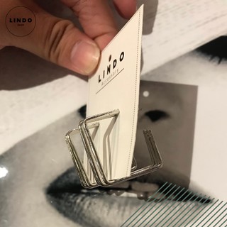 Khuyên tai hợp kim hình vuông sang trọng LINDO