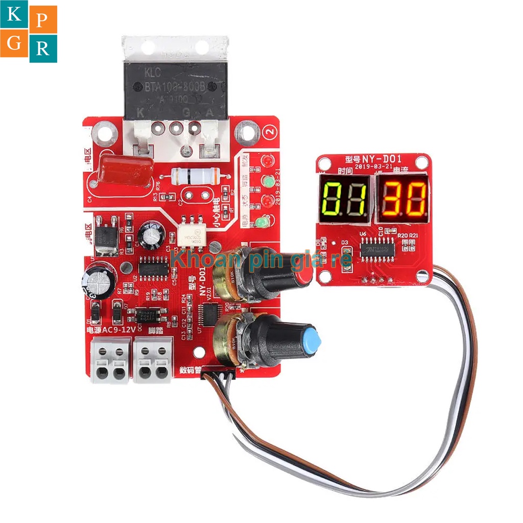 Mạch timer máy hàn cell pin NY-D01 40A 100A | Shopee Việt Nam