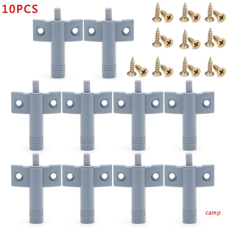 Set 10 bộ đệm giảm chấn đóng cửa ngăn kéo tủ bếp mềm êm ái + vít