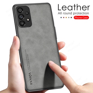 Ốp Điện Thoại Cho Samsung Galaxy A17 A07 A06 A16 A26 A36 A56 A73 A72 A52S 4G 5G Da Cừu Sang Trọng Vỏ Điện Thoại Màu Nguyên Chất Siêu Mỏng Mềm Bảo Vệ Mặt Sau Vỏ Chống Sốc