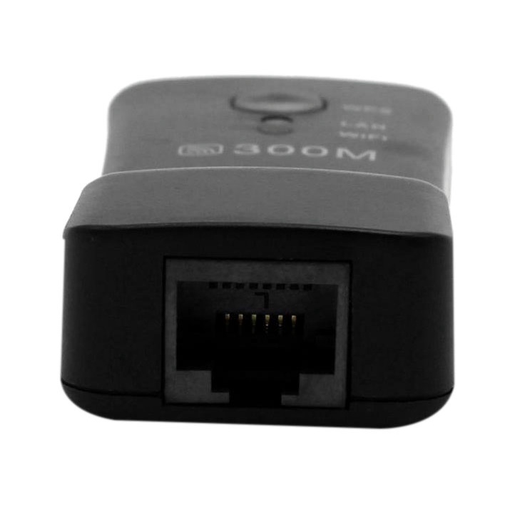 USB TV WiFi Dongle Adapter 300Mbps Bộ thu không dây đa năng RJ45 WPS cho Samsung LG Sony Smart TV