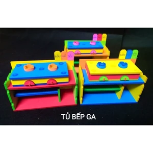 TỦ BẾP GA BẰNG XỐP 5LI - Đồ chơi mầm non - CHỦ ĐỂ GIA ĐÌNH