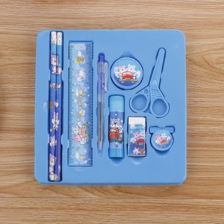 Hộp Dụng Cụ Học Tập 9 Sản Phẩm - Thỏ Hồng VPP