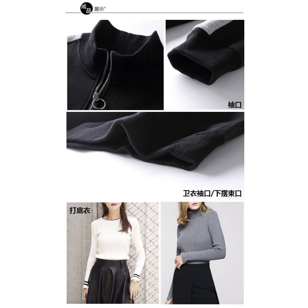 Màu Nguyên Chất Kain DIY Cotton Co Giãn Lycra Ribbing Vải Tự Làm Vải Co Giãn Cho Còng 50x120cm K302876