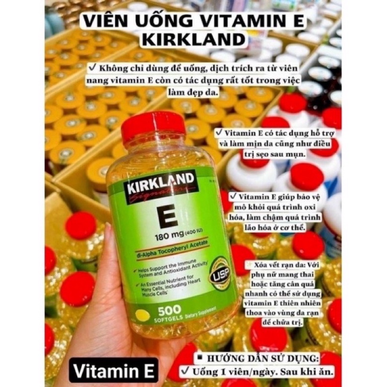  qua tang mien phi khong ban vien uong vitamin e kirkland signature vitamin e 400 my