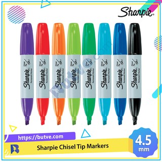 Sharpie Chisel Tip Permanent Markers, 8 Pack